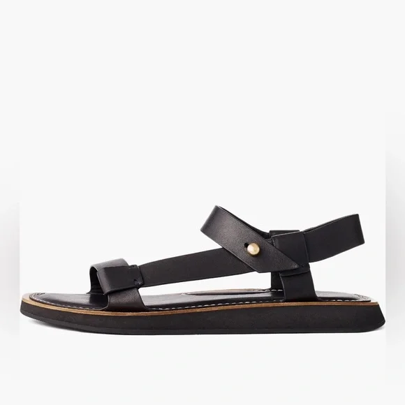 Rag & Bone Parker Strappy Sandals in Black Leather - Like New - 7.5 - Picture 7 of 9